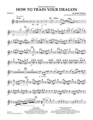 how to train your dragon flute sheet music: exploring the art of composing for the dragon flute